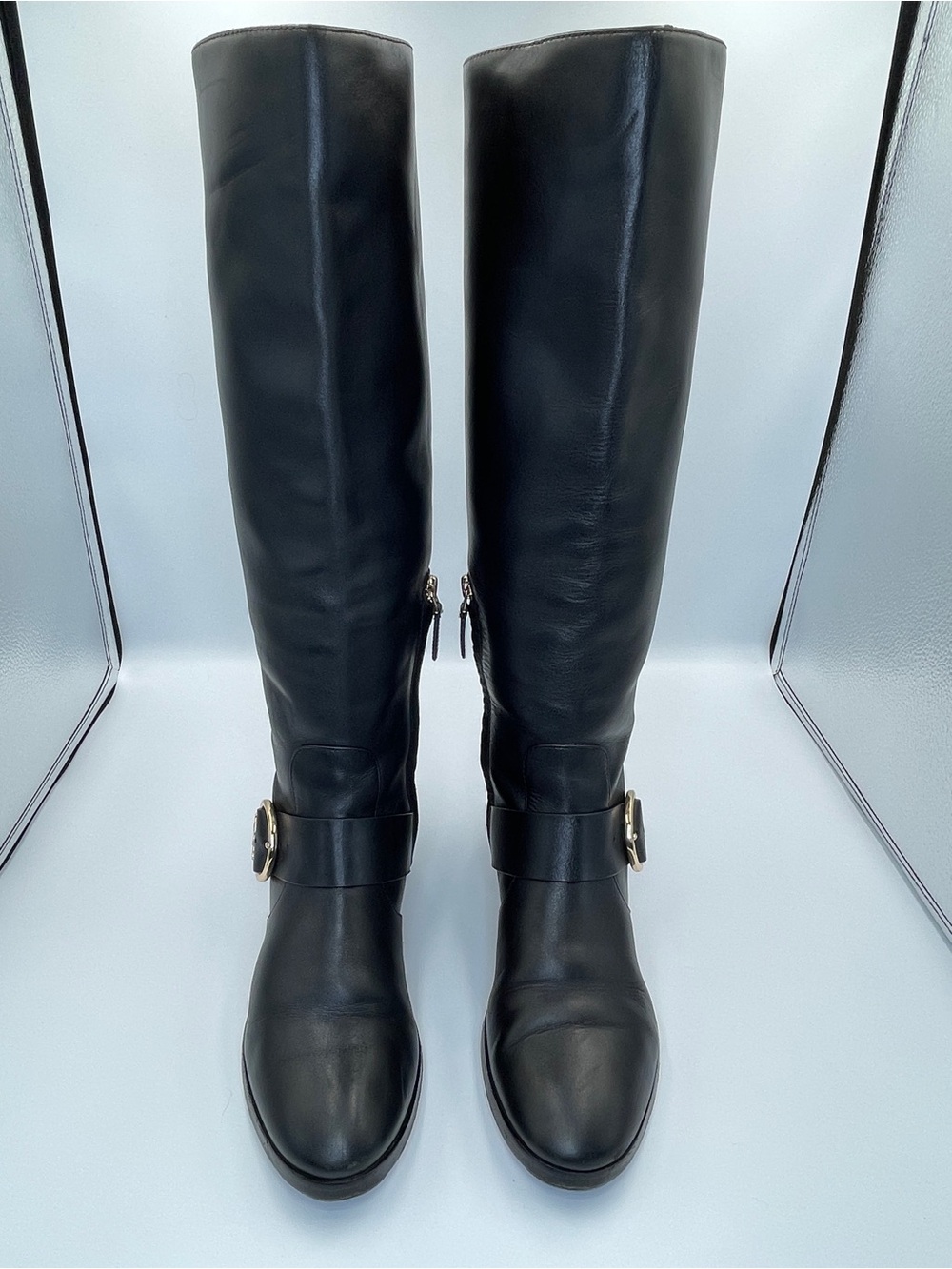 Black Tory Burch Riding Boots